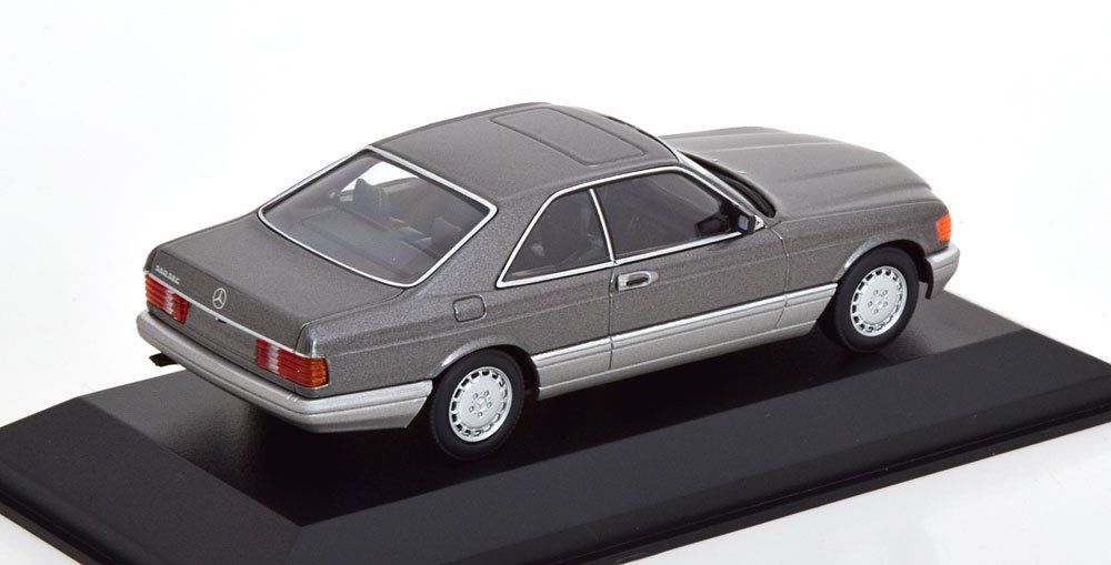 Mercedes-Benz Modellautos: Mercedes-Benz 560 SEC S126 1985-1991 Anthrazitgrau met. – Neu und originalverpackt aus Gerlafingen von espero88 1
