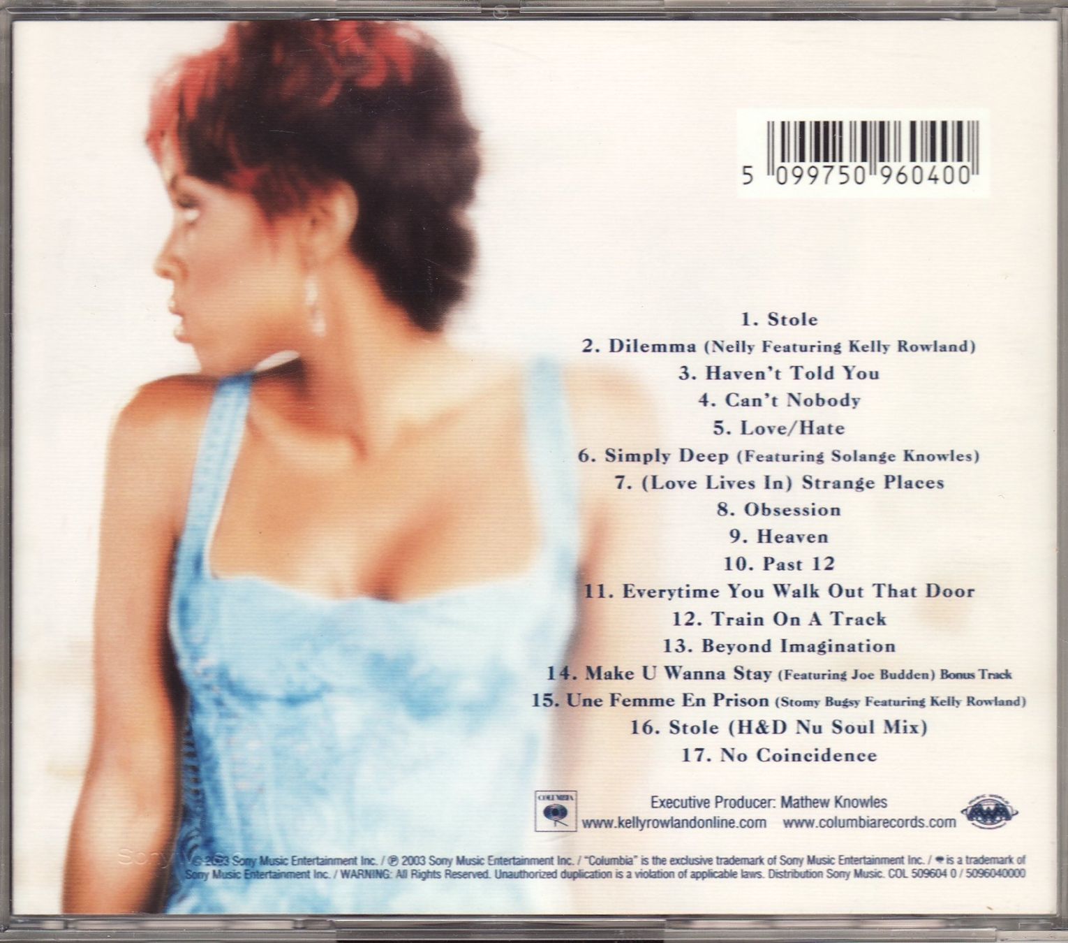 CD: Kelly Rowland – Simply Deep – Usato da Boussens venduto da catfood01 1
