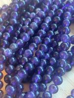 Strang echte Amethyst Level 1 beads 6 mm