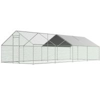 Hühnerstall 3x8x2m mit Dach