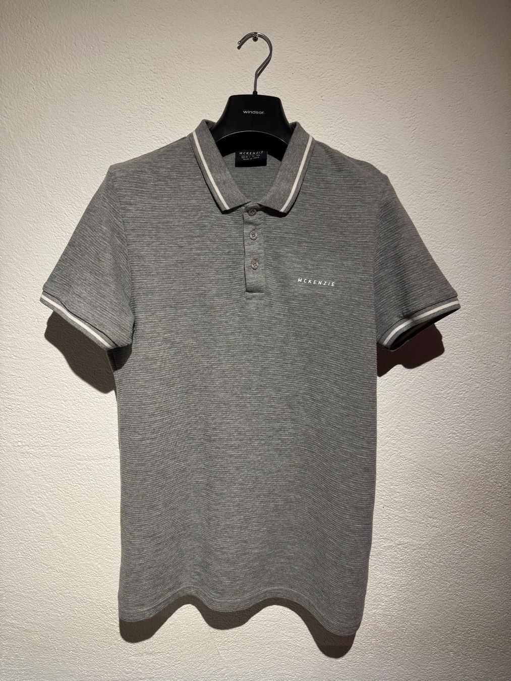 Polos: McKenzie Herren Poloshirt Grau Gr. S – D'occasion à Splügen par lda_pb8p