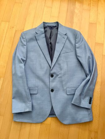 Herren Anzug hellblau Grösse 48
