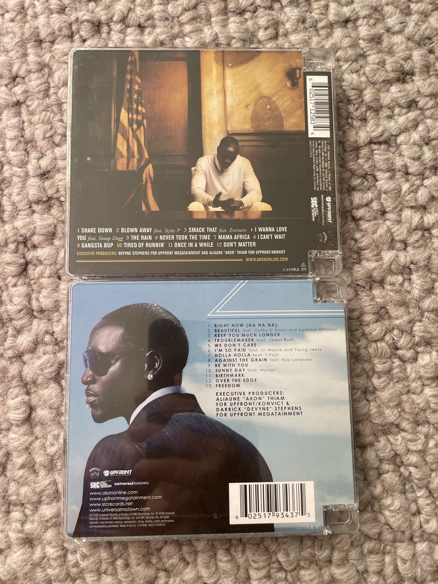 CDs: 2x Akon (Konvicted/Freedom) – Gebraucht aus Reinach AG von trigger7811 2