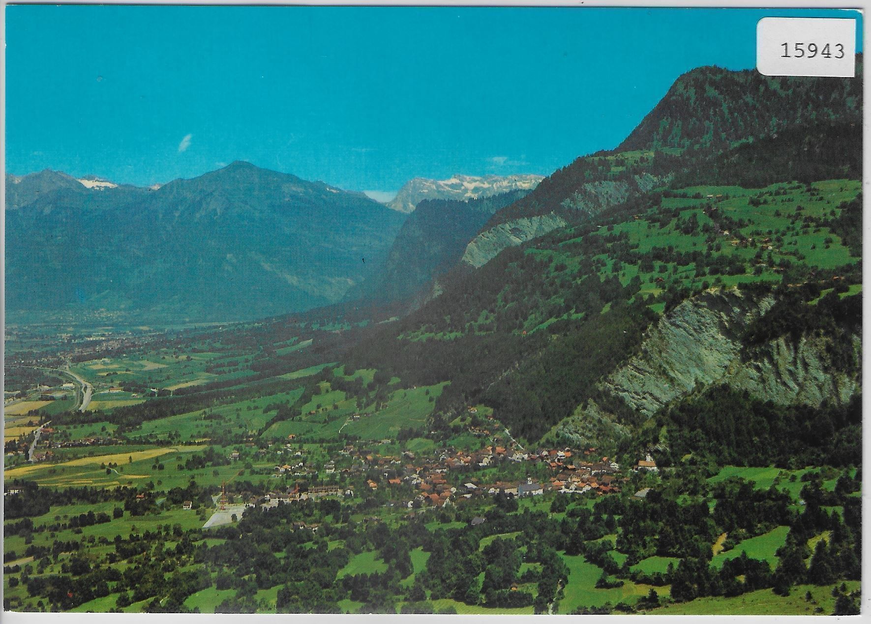 Cartes postales: Flugaufnahme Trimmis GR – Antique à Ettingen par Kartenplanet