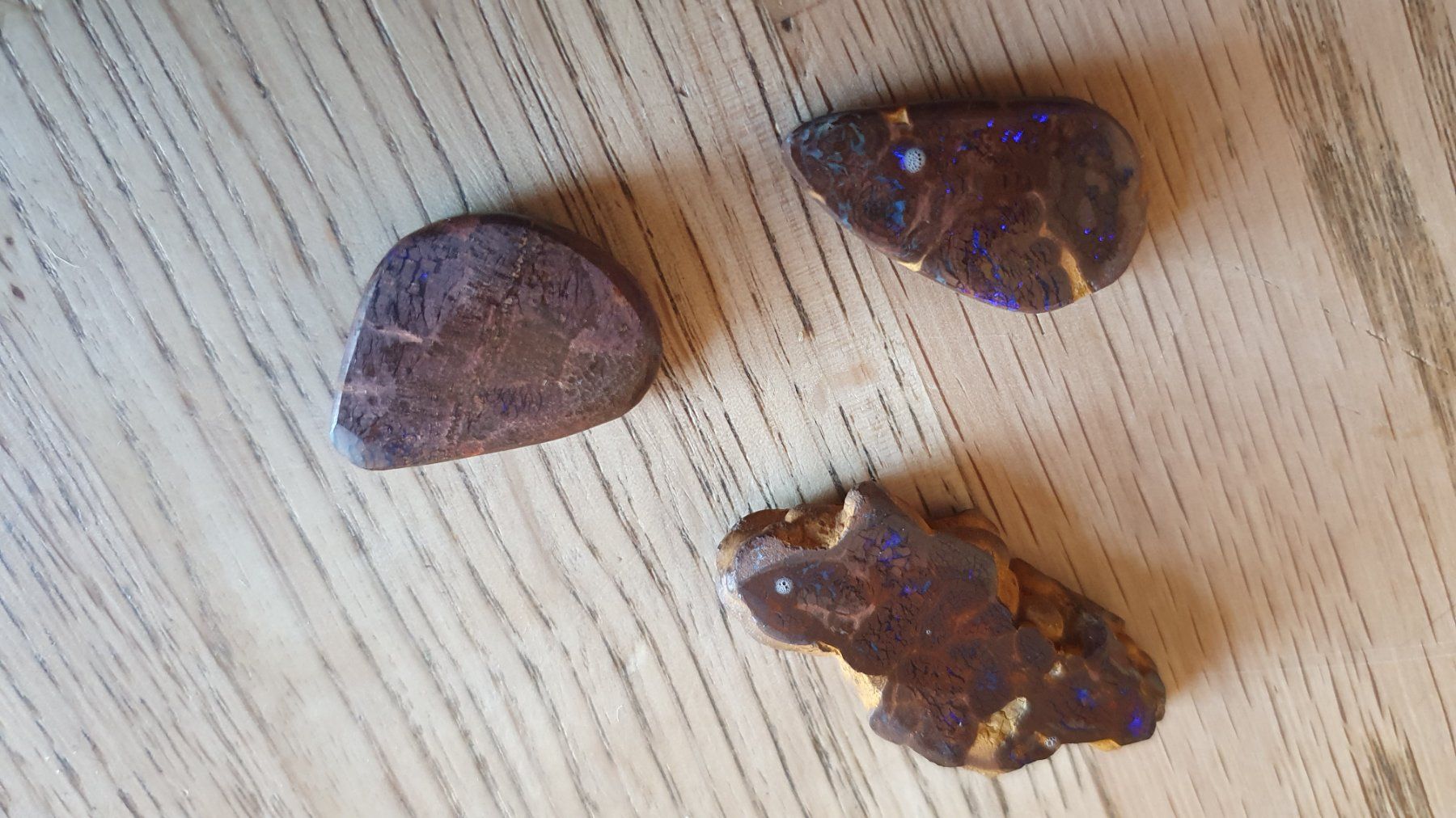 Edelsteine: 3 Boulder Opal – Gebraucht aus Flawil von Naphtali 9