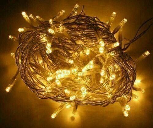 Lichterketten & Leisten: +100 LED LICHTERKETTE 10M - WARM-WEIß We – Neu und originalverpackt aus Amriswil von JaJa-Express