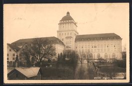 AK Zürich, Blick auf die Universität