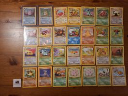28 Pokemon Dschungel Karten Deutsch Vintage Wotc