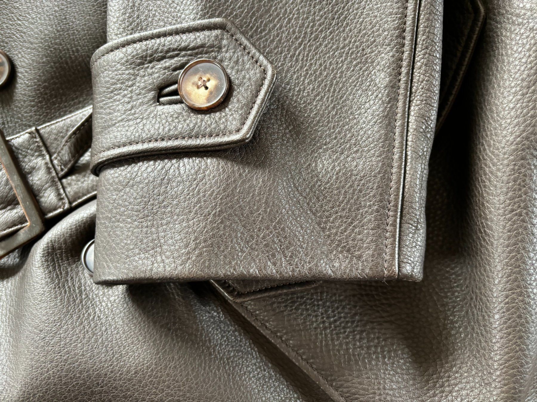 Hermès Cappotti: Exceptional Hermes Parka Deer leather XL - Mint condition – Usato da Prangins venduto da pad2424 6