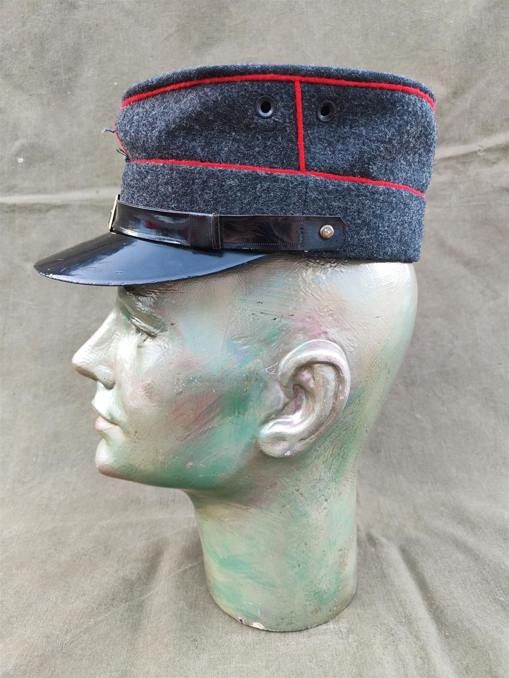 Copricapi, berretti & cappellini: Mütze Feuerwehr ca. 1900-1920er – Usato da Bauma venduto da SwissMilitaria 2