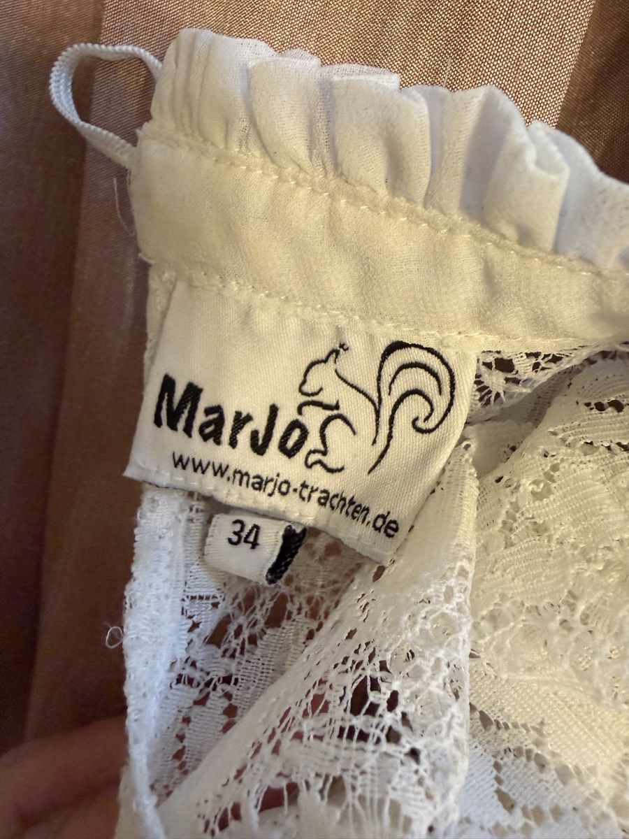 Camicette: Dirndl-Bluse von Marjo (Grösse 34) – Usato da Bern venduto da lor_j5lb 1
