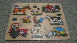 3 Stk. Holzpuzzle