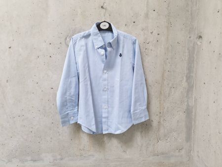 Chemise à manches longues C&A, bleu clair, lion, garçon, 116