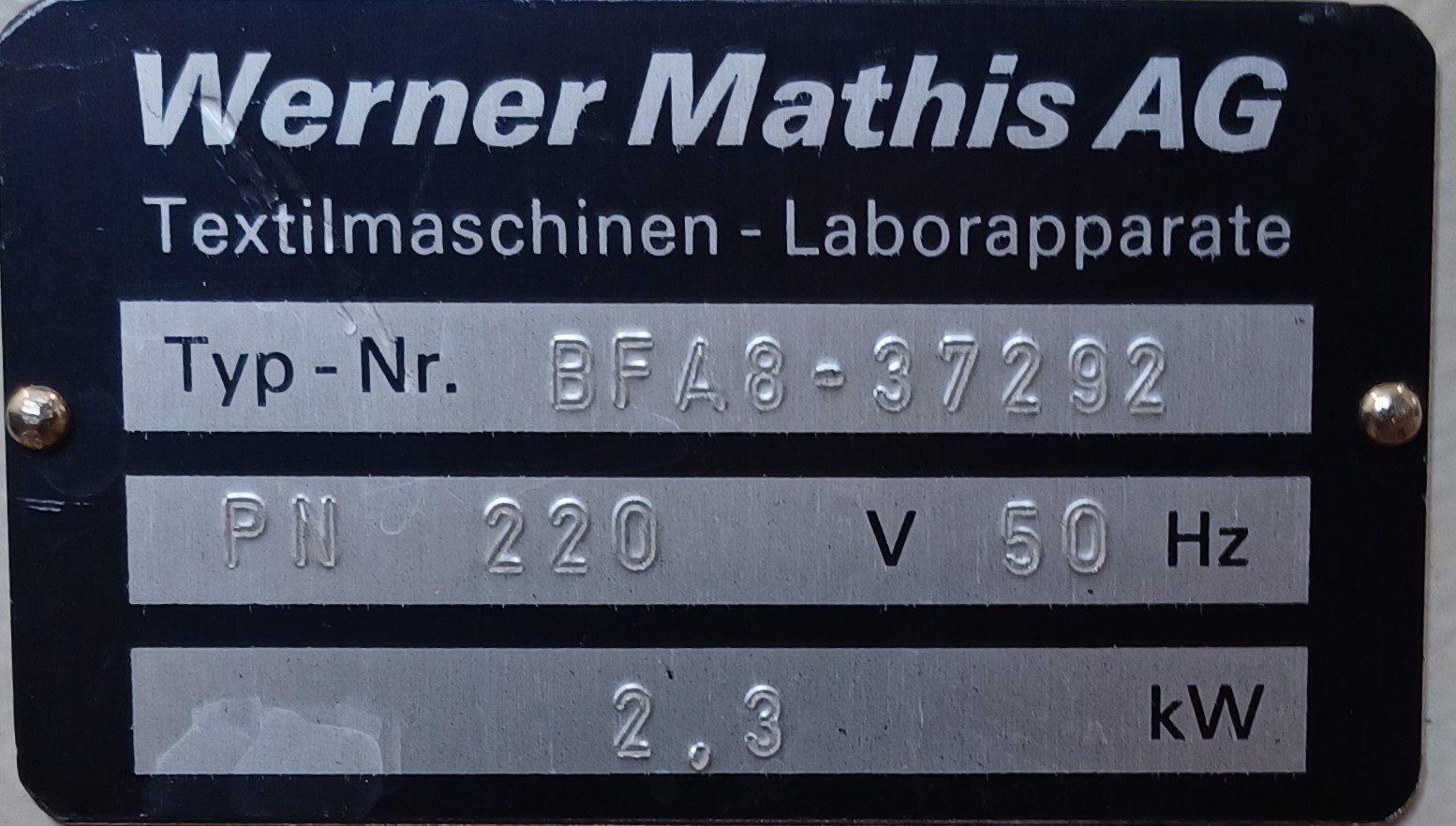 Accessori da laboratorio: Mathis Labomat BFA-8 Beaker dyeing system – Difettoso da Niederdorf venduto da LeptonAG_Labor 8
