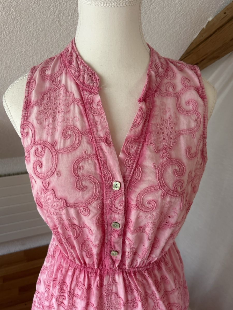 Kleider: Maxikleid Gr. M, Pink Baumwolle – Gebraucht aus Kirchdorf BE von Stella130 1