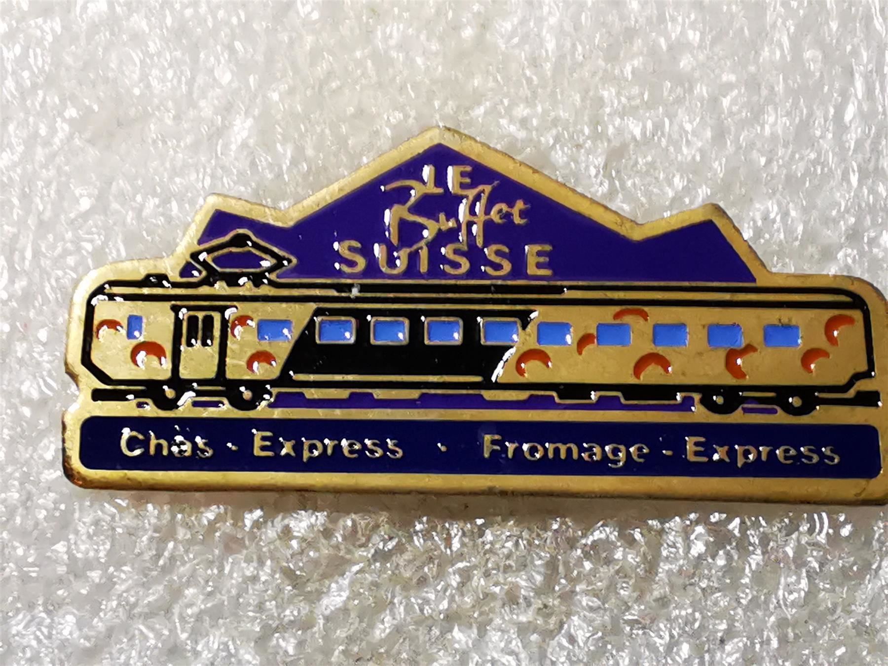 Placchette & Badge: Ansteckpin 113: SBB Chäs Express – Usato da Oppligen venduto da Pin-Fall-Shop