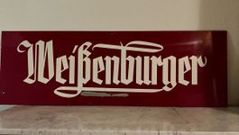 Alte Originale Blechtafel