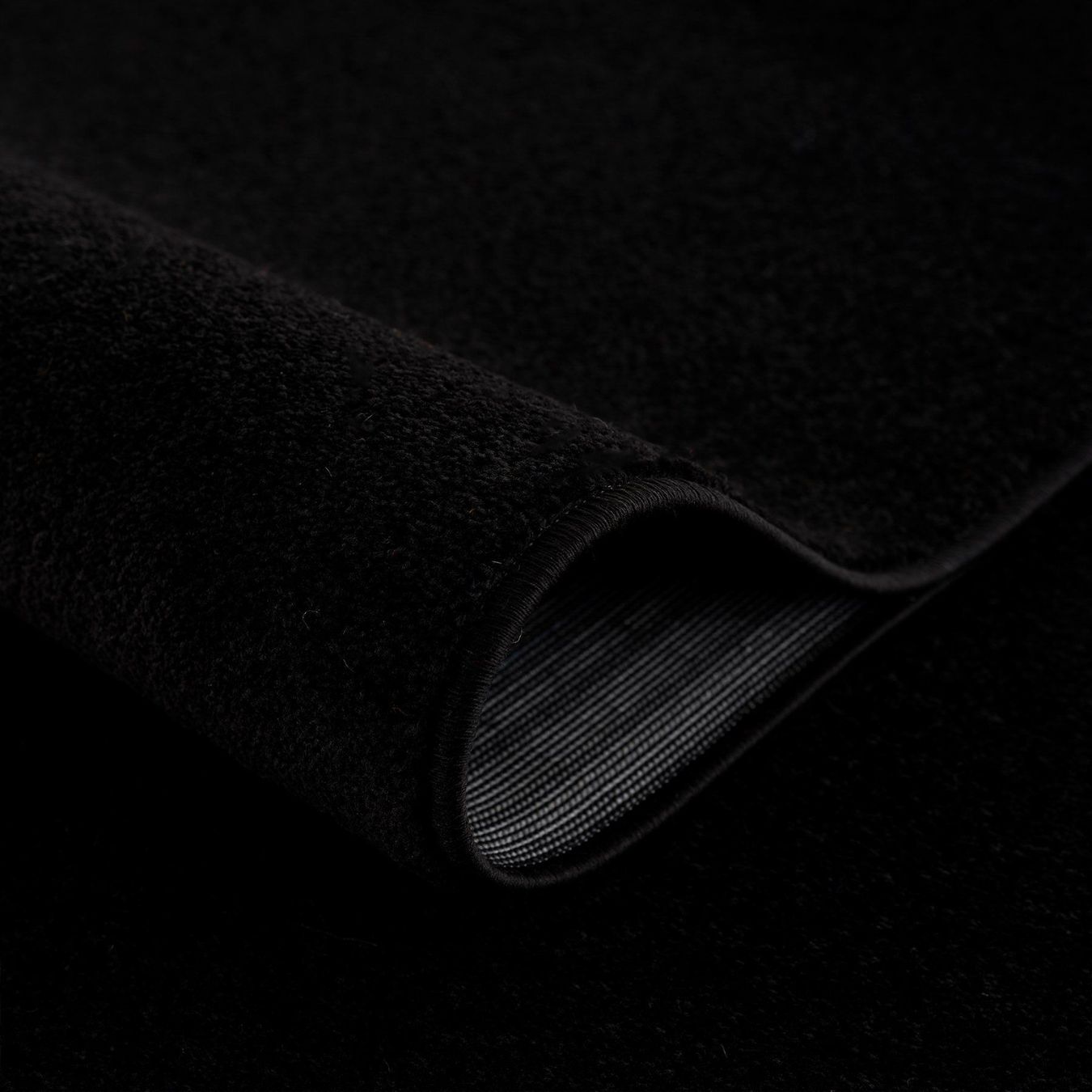 Tappeti: Teppich Uni 9503-Black, 120 x 170 cm – Nuovo e nell'imballaggio originale da Reinach AG venduto da carpethouse 4