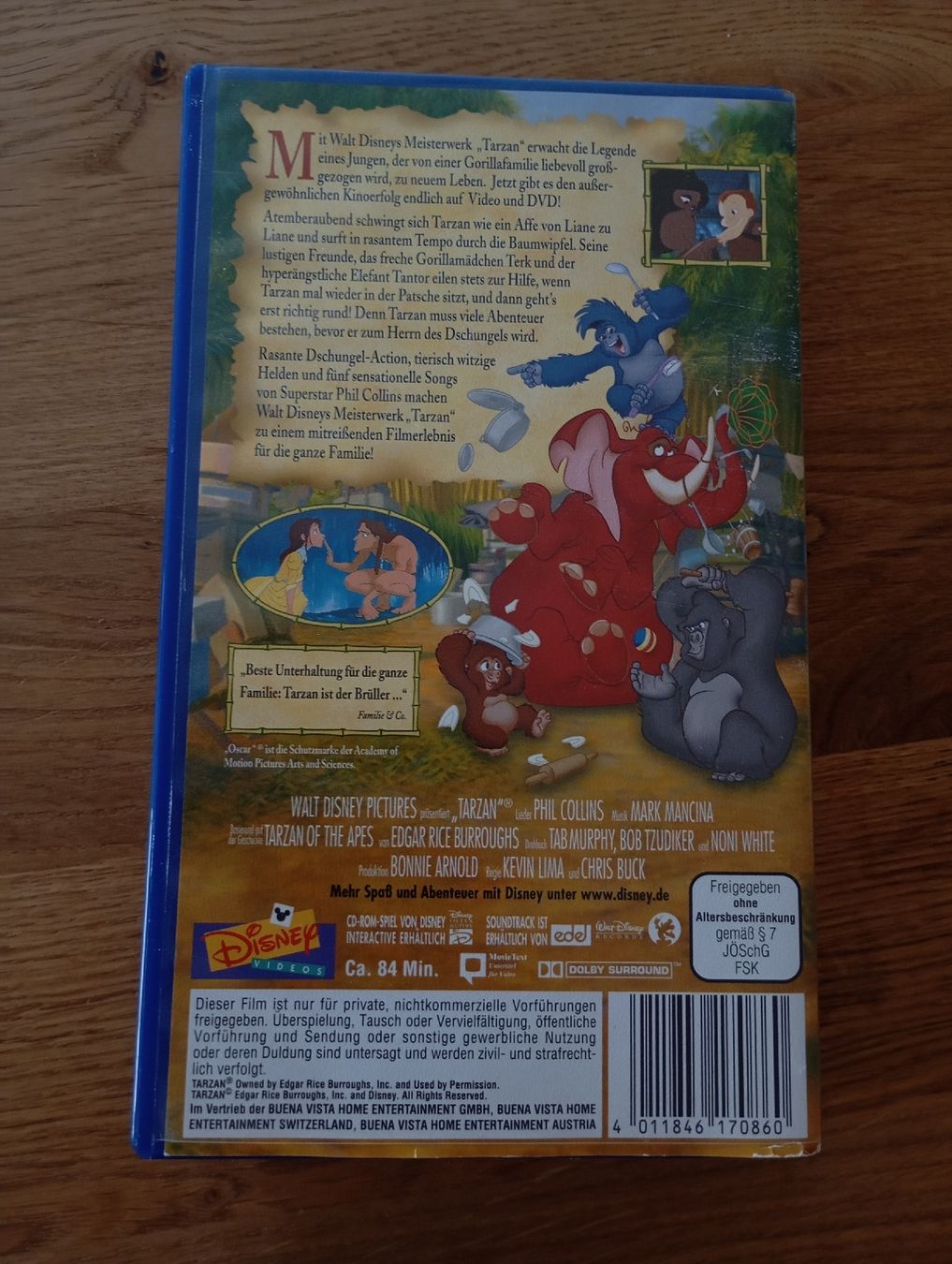 Tutti i VHS: Original Disney Tarzan VHS Kassette – Usato da Buchrain venduto da larissaa__x 2