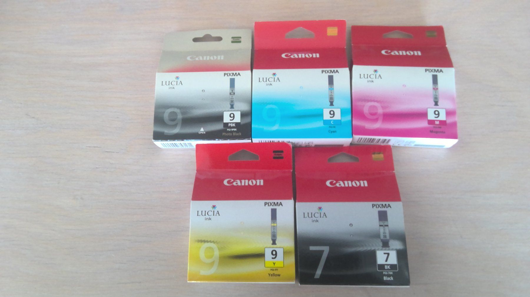 Pixma Cartucce per stampanti & toner: Canon Pixma 9 & 7 Bundle – Nuovo (secondo la descrizione) da Fehraltorf venduto da loremgmbh