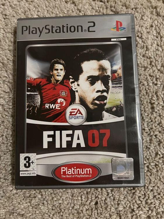 FIFA 07 2007 Sony Playstation 2 Ps2 Edition Platinum Fr Pal EUR 6,99 - FR