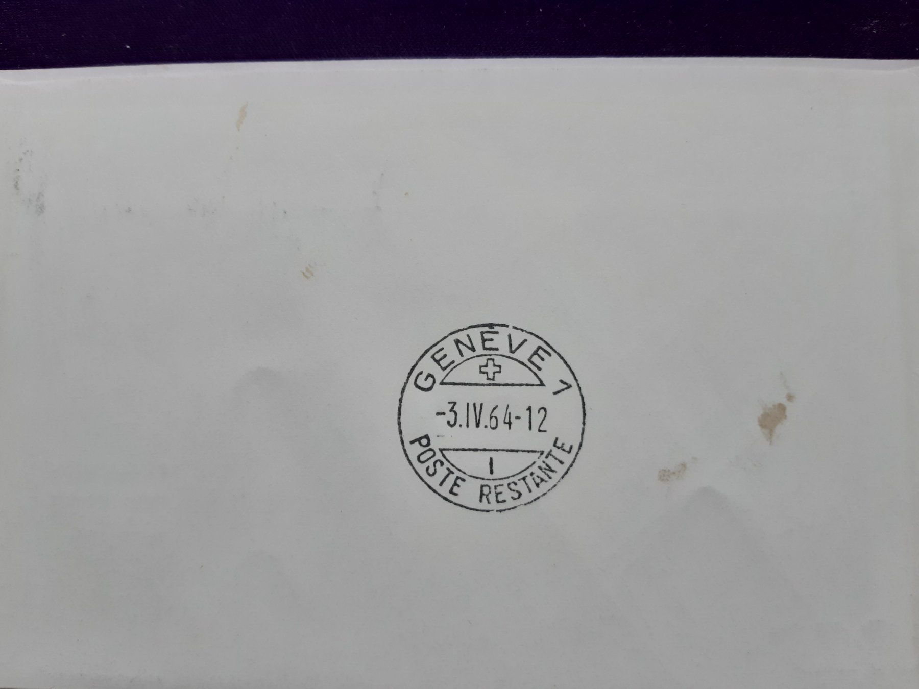 Tutti i francobolli: Erstflugbrief TEHERAN - GENEVA vom 3.4.64 – Usato da Wangs venduto da weisstannen01 3