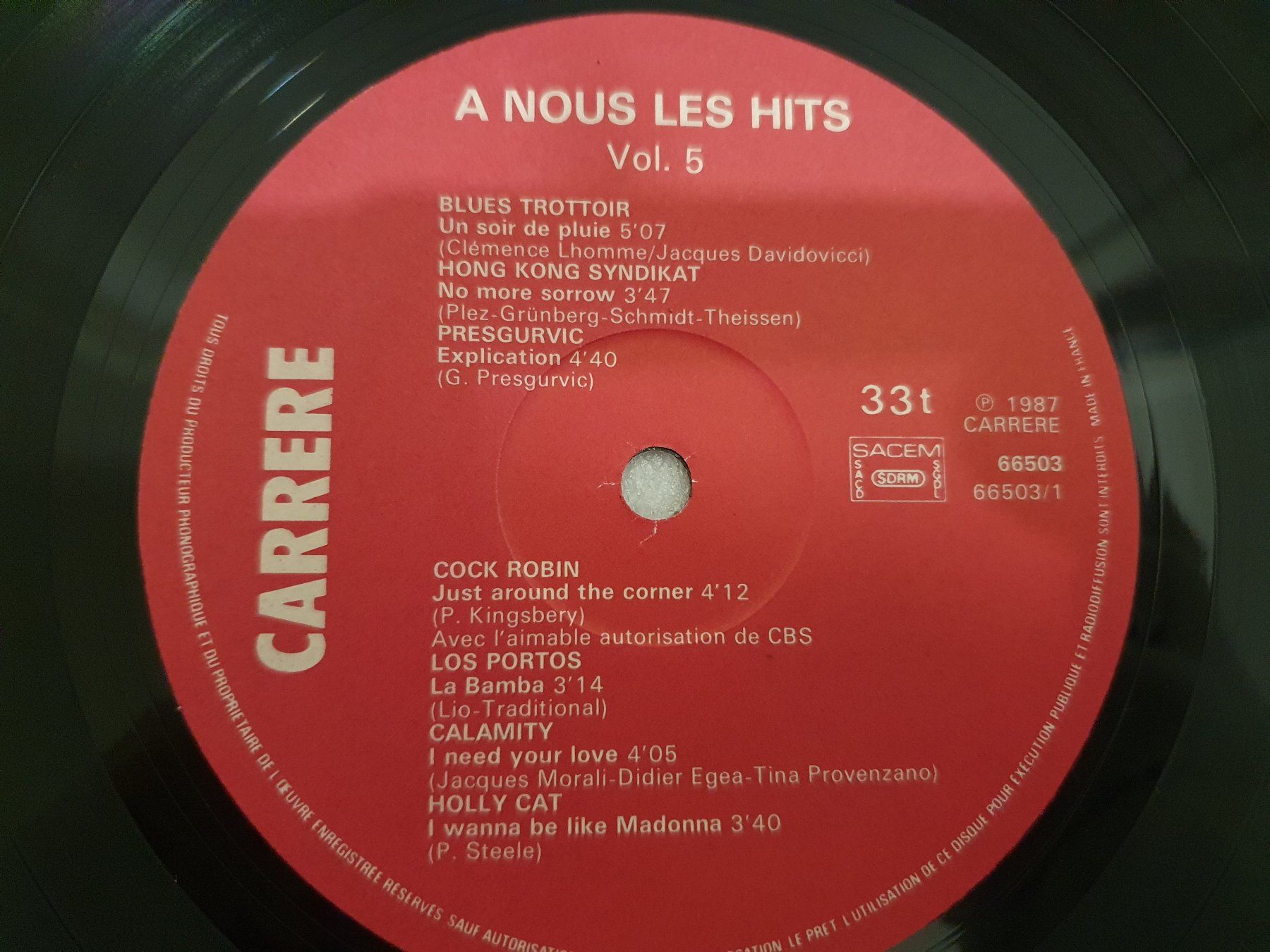 Dischi in vinile: À Nous Les Hits Vol. 5 – Usato da Uster venduto da Vinyl-Leidenschaft 3