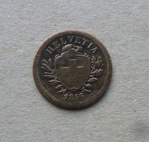 ++ 1 Rappen 1856