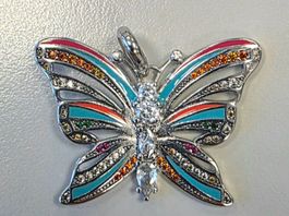 Anhänger Schmetterling Silber 925