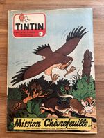 Tintin Tim von 1953 - "On a marché sur la lune“ La marque!