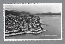 1953, NEUCHÂTEL, VUE D'AVION