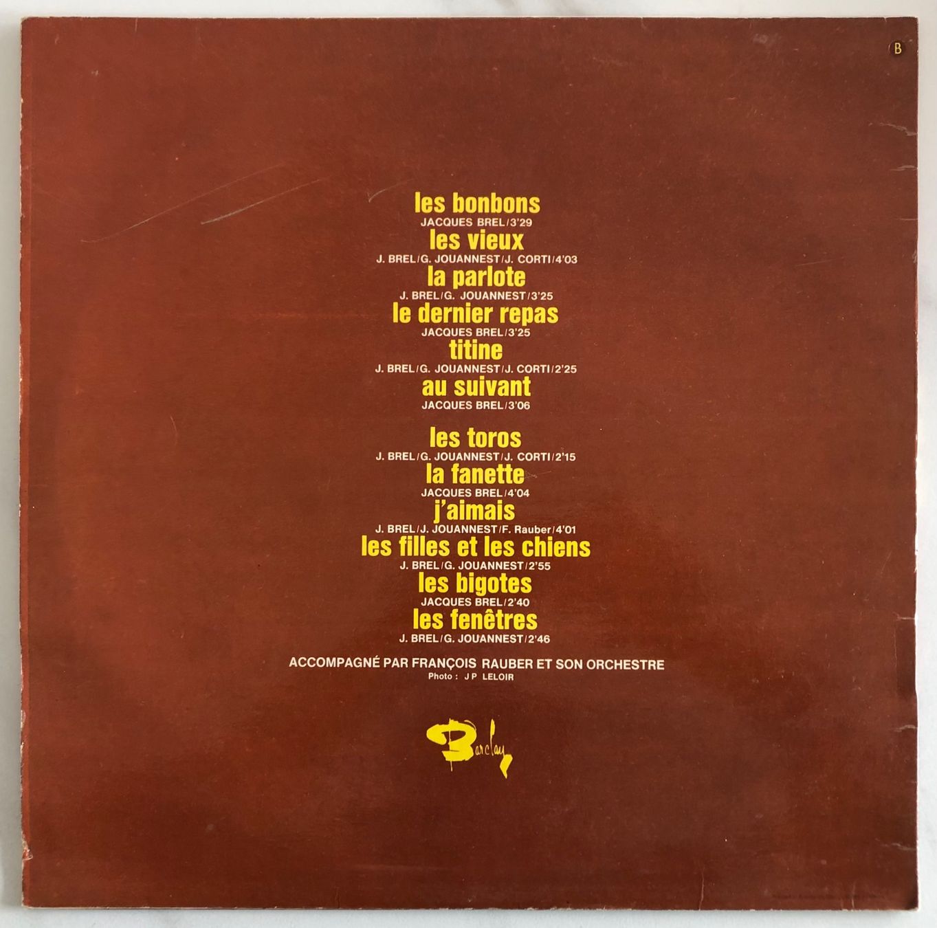 Dischi in vinile: JACQUES BREL - JACQUES BREL – Usato da Poliez-Pittet venduto da Newtown-Records 1