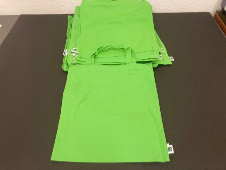 Tragtaschen Baumwolle, 40 Stück, Fairtrade, ca. 38 x 41 cm