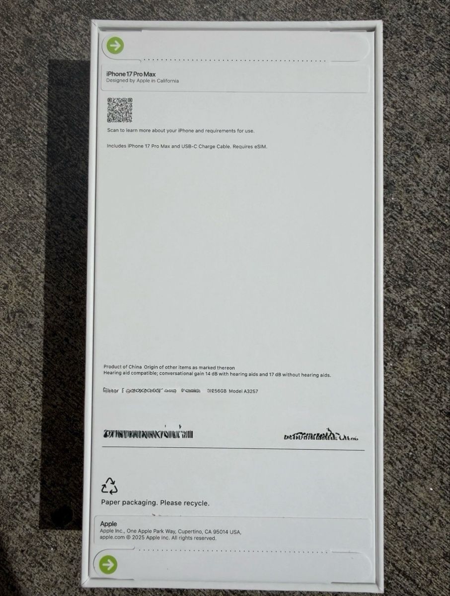 Apple Portables: IPHONE 17 PRO MAX – Neuf avec emballage d'origine à Lausanne par DavodKa 2