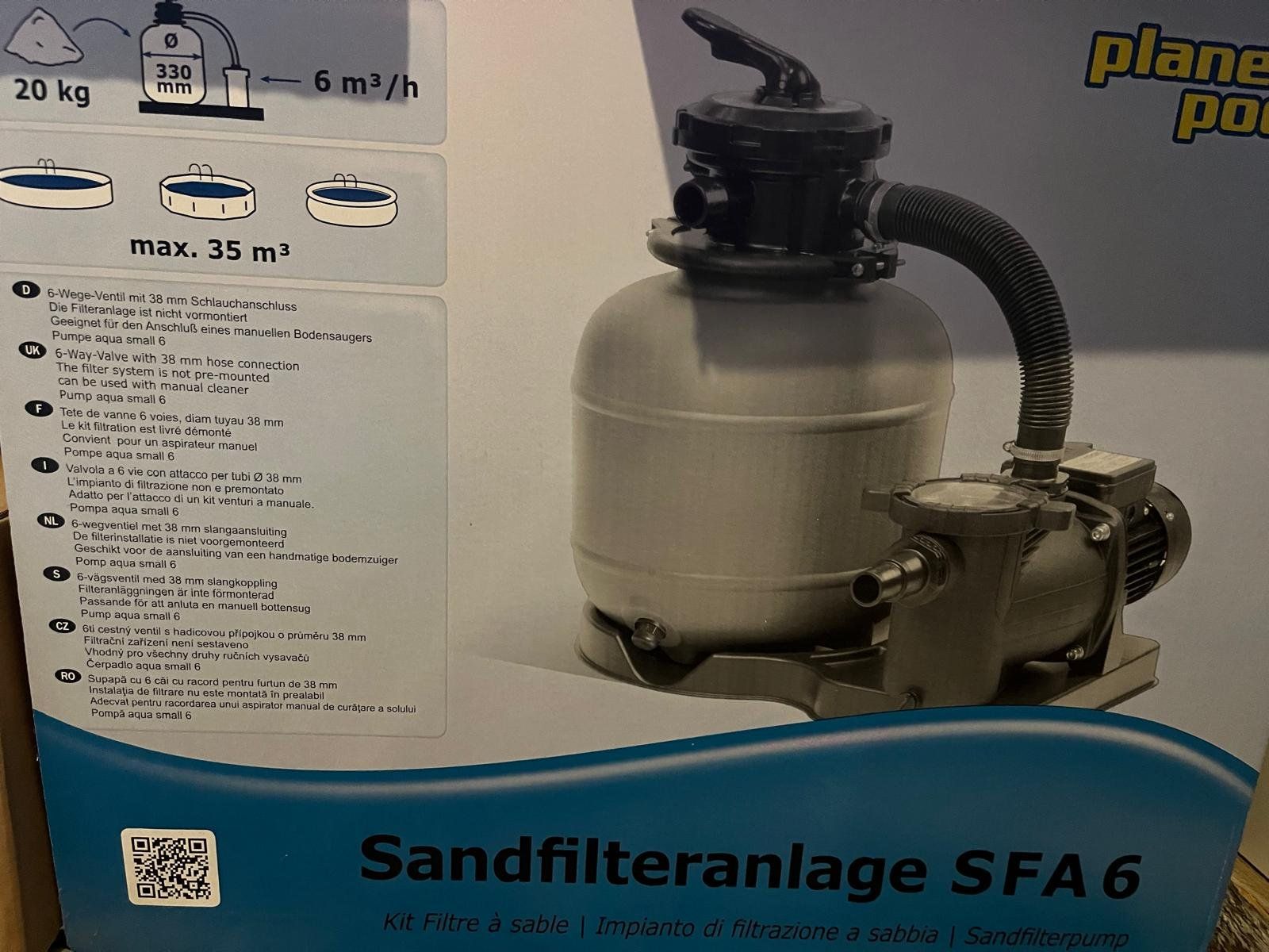 Piscine: Pool mit Sandfilterpumpe und Leiter – Usato da Zell LU venduto da GRCL 1