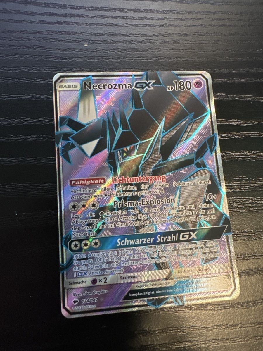 Pokémon Carte collezionabili: Necrozma GX #134 – Usato da Jona venduto da ada_jsq8 1