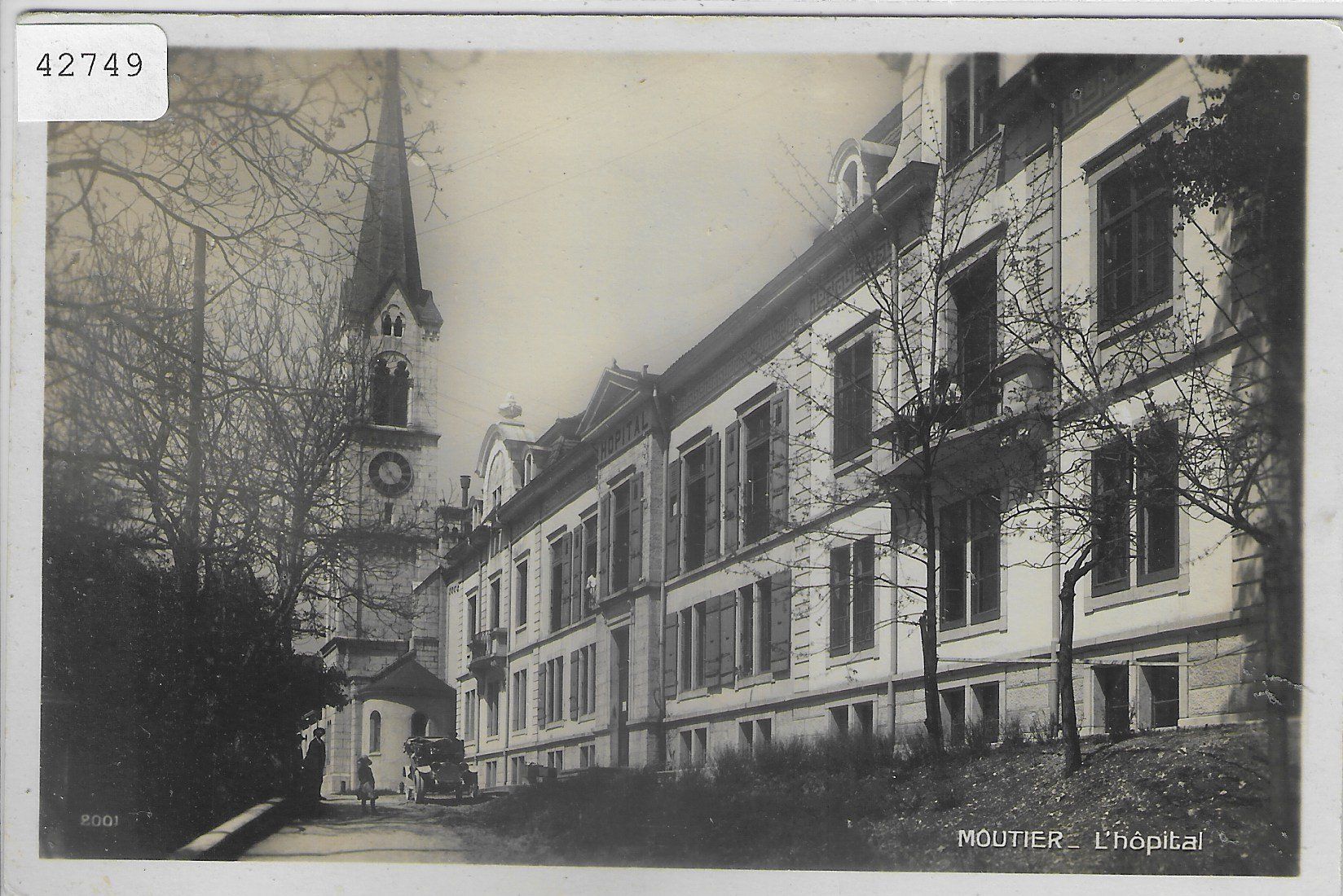 Cartoline postali: Moutier - L'hopital – Usato da Ettingen venduto da Kartenplanet