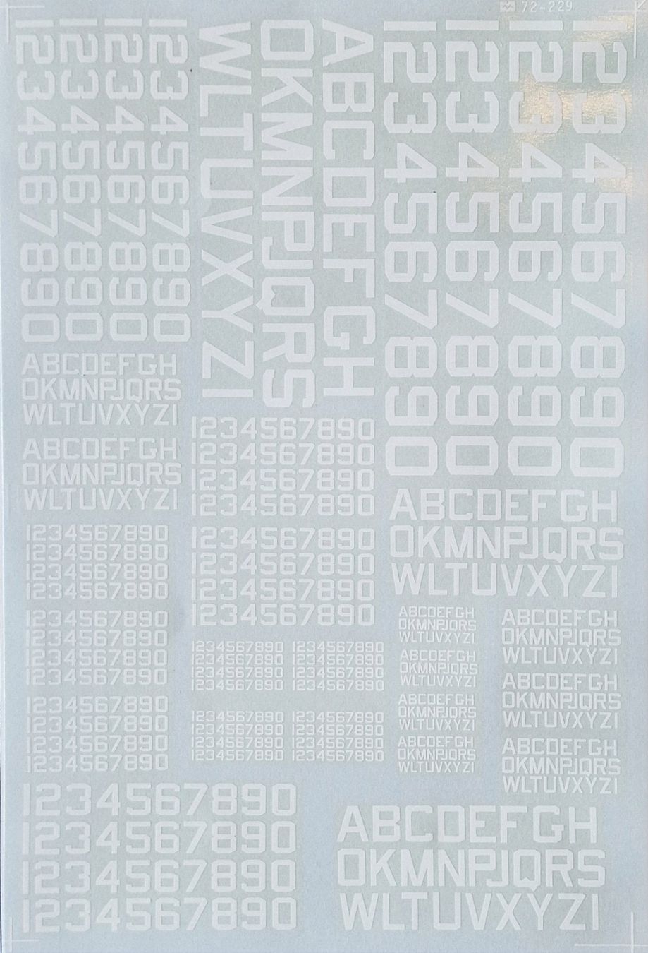 Aufkleber: Original Microscale Decal Set  Aviatik U.S. ID White  1/72 – Gebraucht aus Duggingen von hammbe