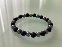Onyx mit hematit armband
