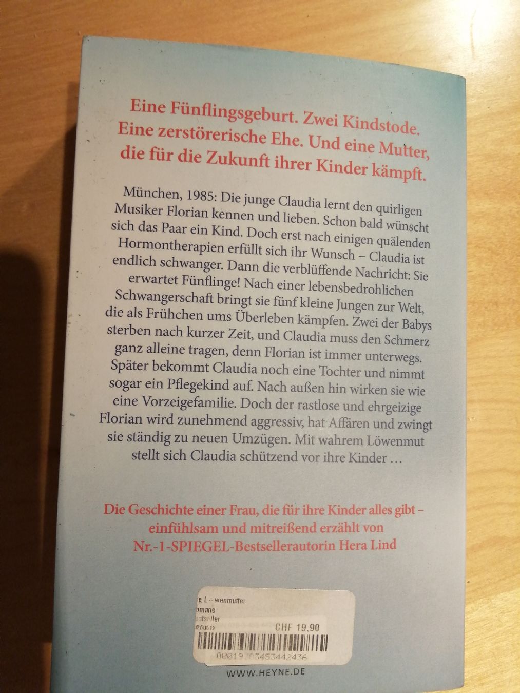 Libri: Hera Lind - Die Löwenmutter  - Neuster Roman – Usato da Honau venduto da holunder3 1