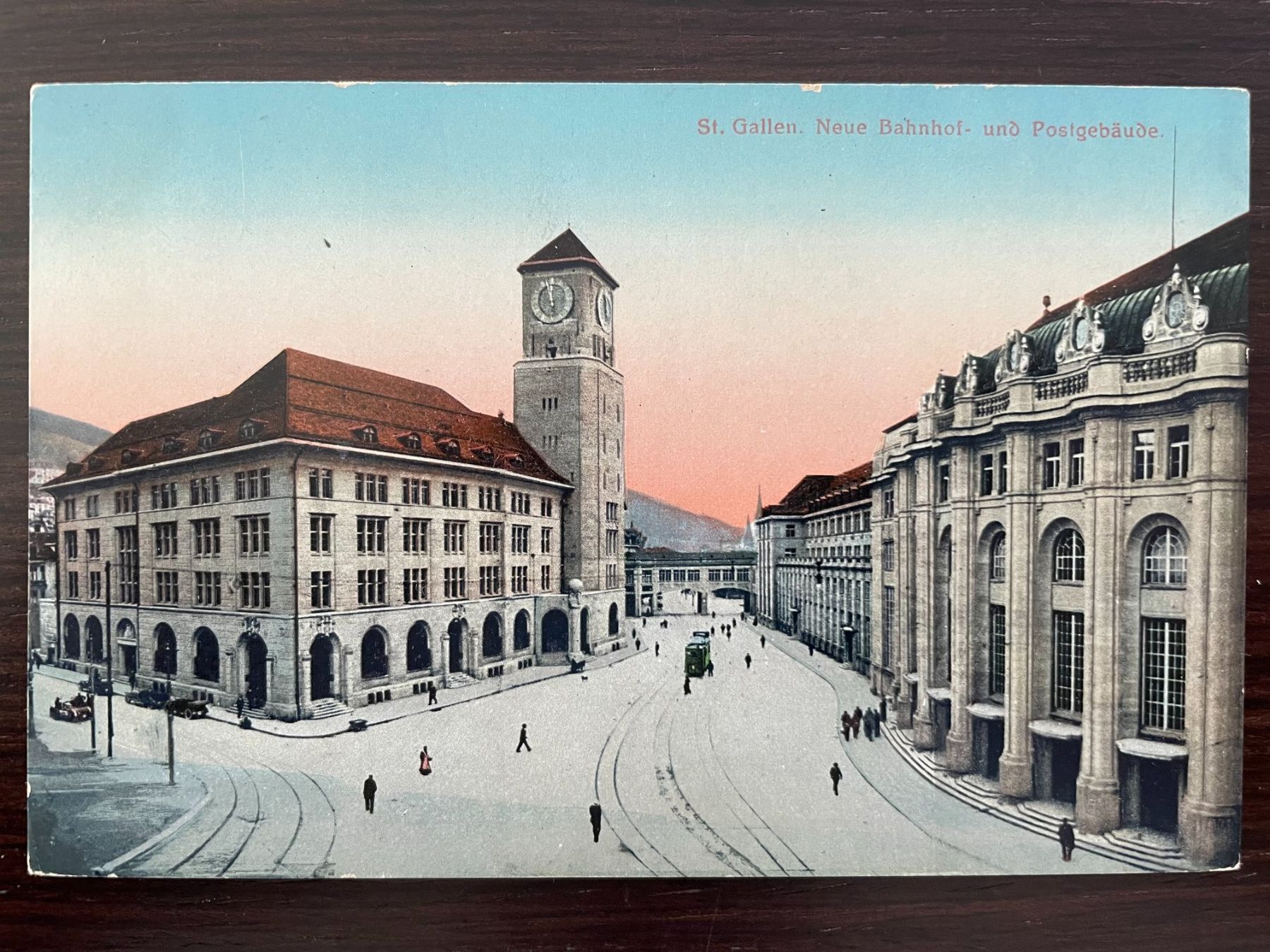 Cartoline postali: ST. GALLEN Post, TRAM / STRASSENBAHN, 4 Ansichtskarten – Usato da Wald ZH venduto da TLILEF 5