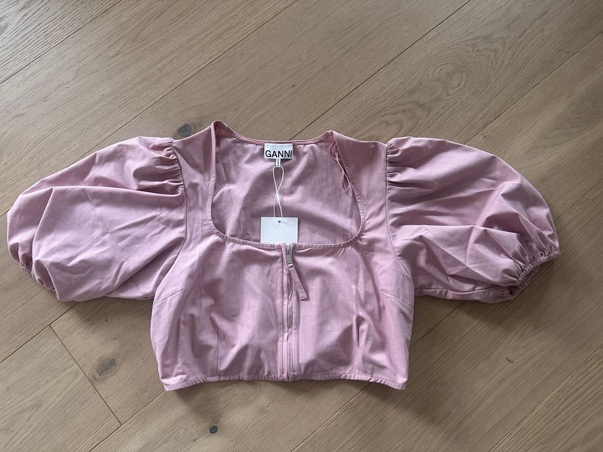 Ganni Top: GANNI crop top size 40 - NEW – Nuovo e nell'imballaggio originale da Zürich venduto da ant_r6f8 3