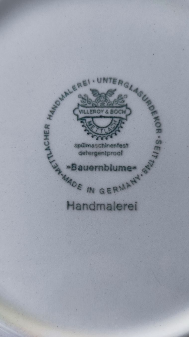 Villeroy & Boch Geschirrsets: Geschirr Villeroy & Boch "Bauernblume" – Gebraucht aus Kreuzlingen von Dennis2004 1