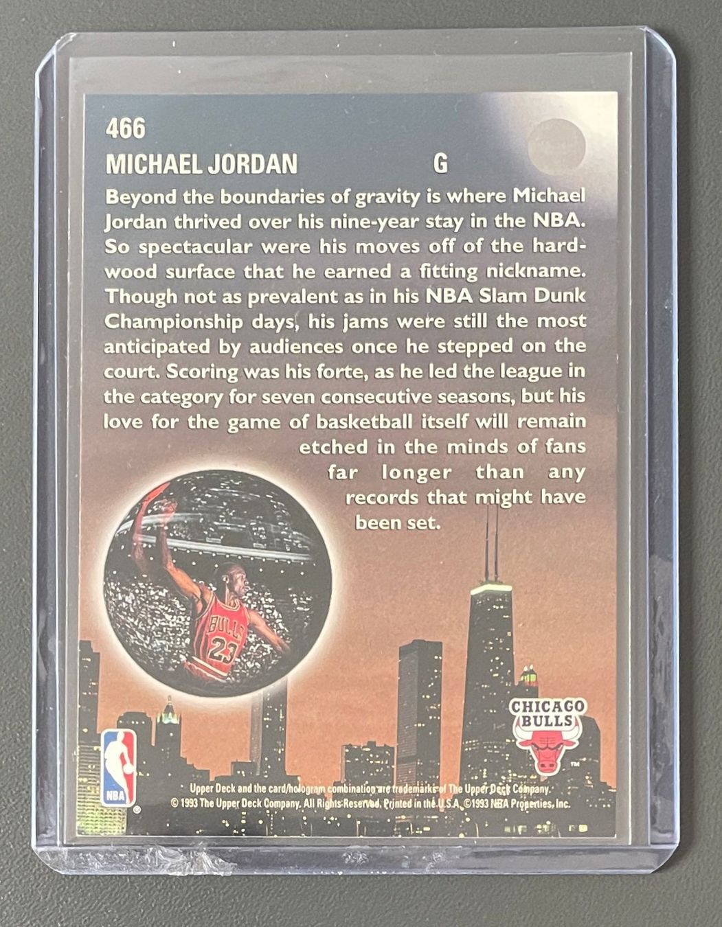 Nba Sammelbilder & Trading cards: NBA Michael Jordan 1993-94 Upper Deck Skylights Card – Neu (gemäss Beschreibung) aus Muri b. Bern von  1