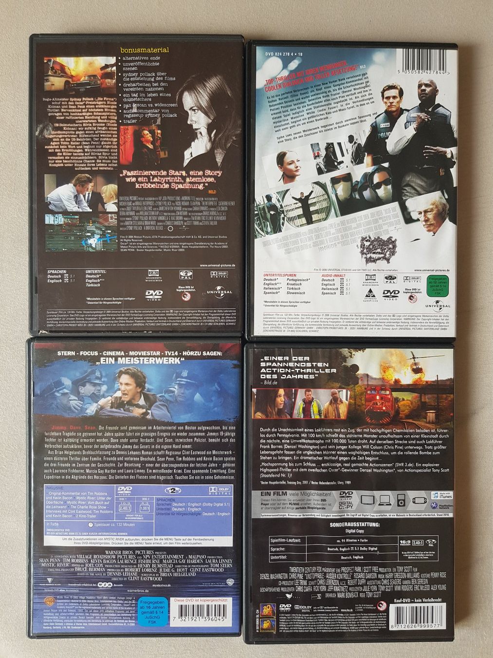 Tutti i DVDs: Action und Mystery DVD-Pack 05 – Usato da thun venduto da lucky_manxy 1