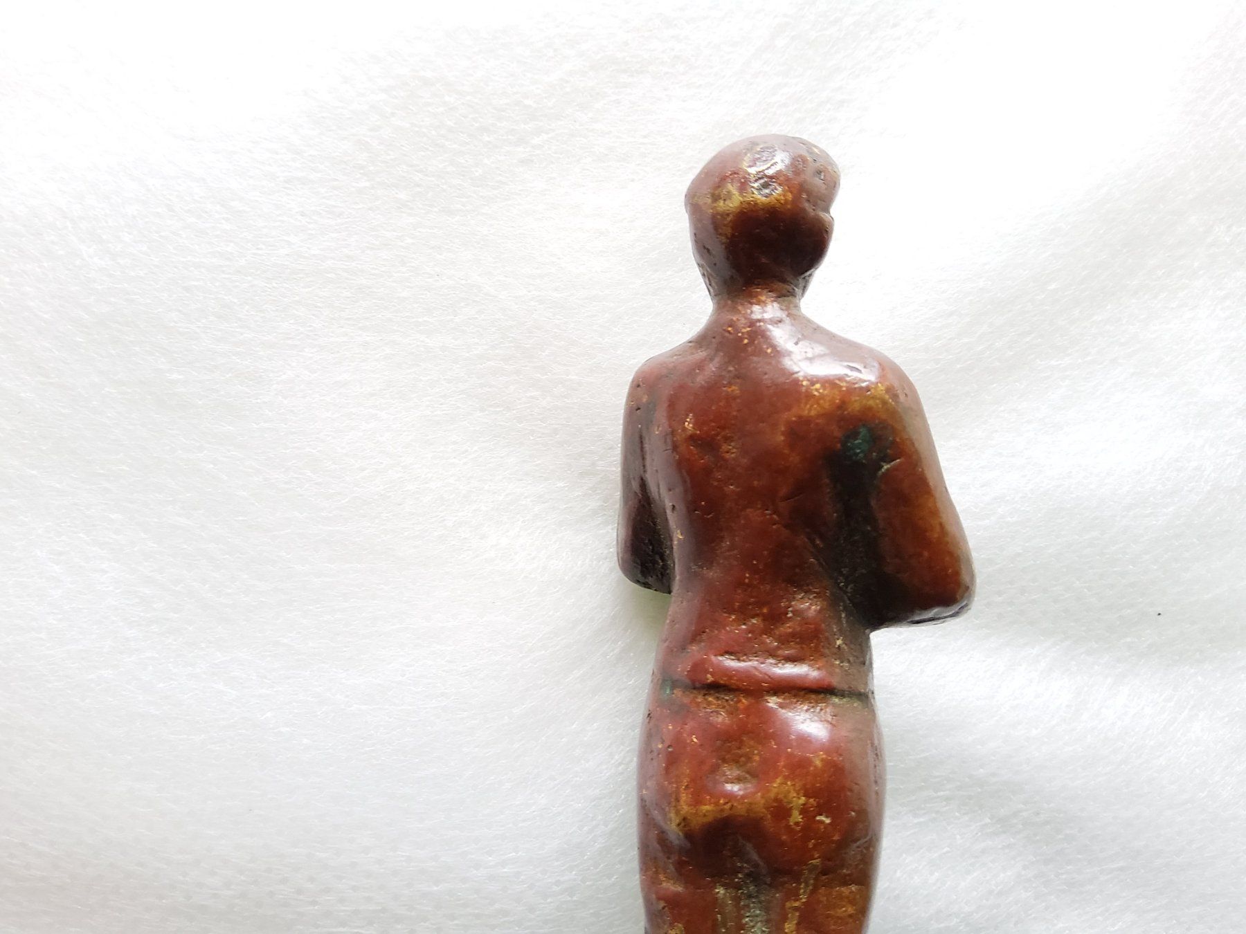 Figuren: Petite statuette ancienne en bronze  – Gebraucht aus Malleray von Broc-Mo 7
