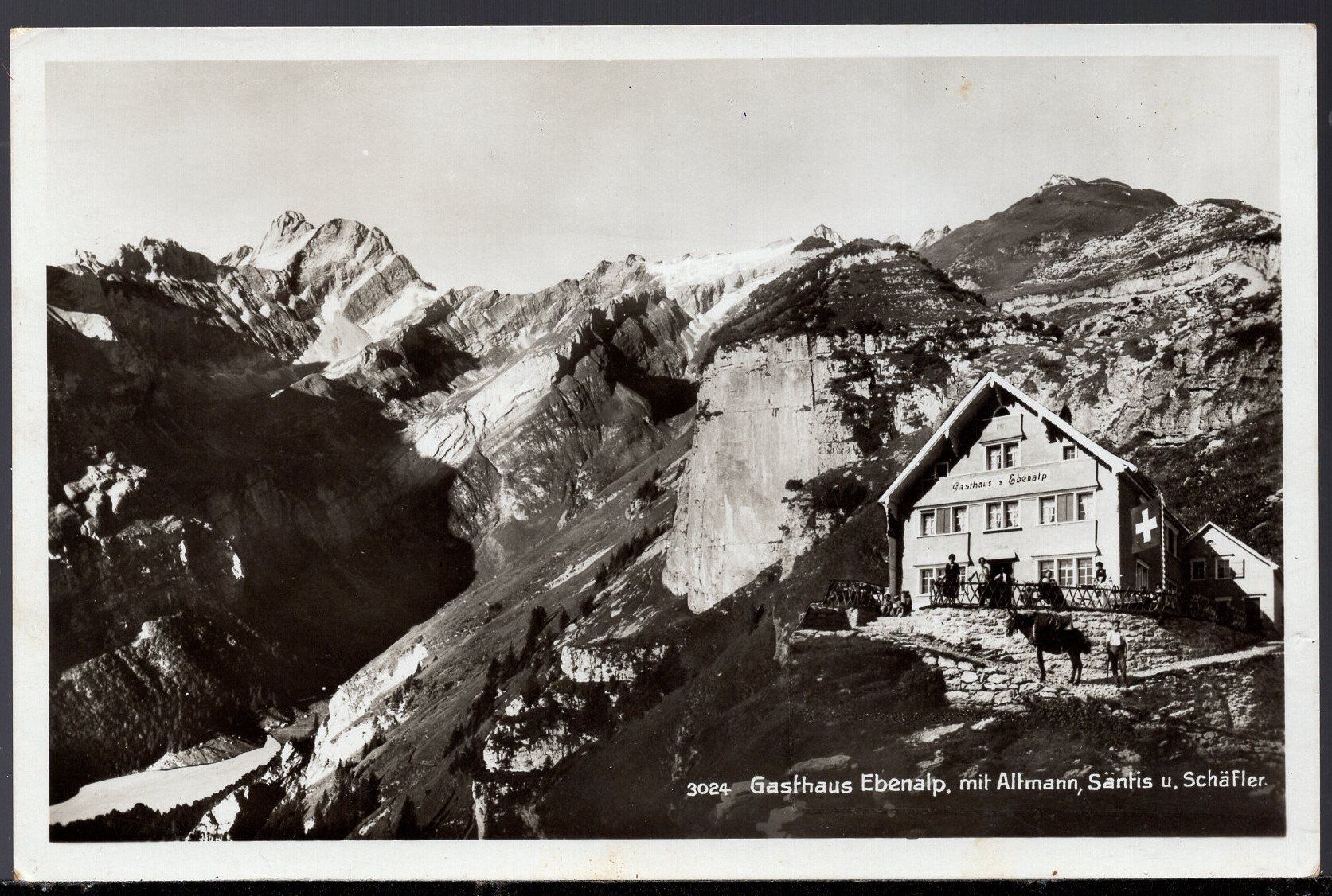 Cartoline postali: Ebenalp  Gasthaus  1939 – Usato da Aarau venduto da kufi44