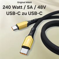1,5 Meter 240 Watt PD 3.1 USB-C zu USB-C Kabel / QC 5A 48V