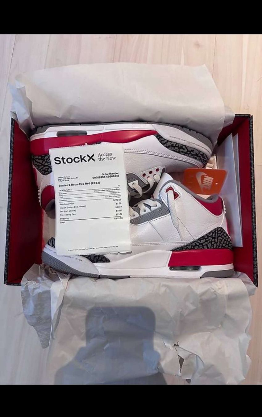 Jordan Scarpe da uomo: Jordan 3 Retro fire red – Usato da Prilly venduto da ach_cmz5 4