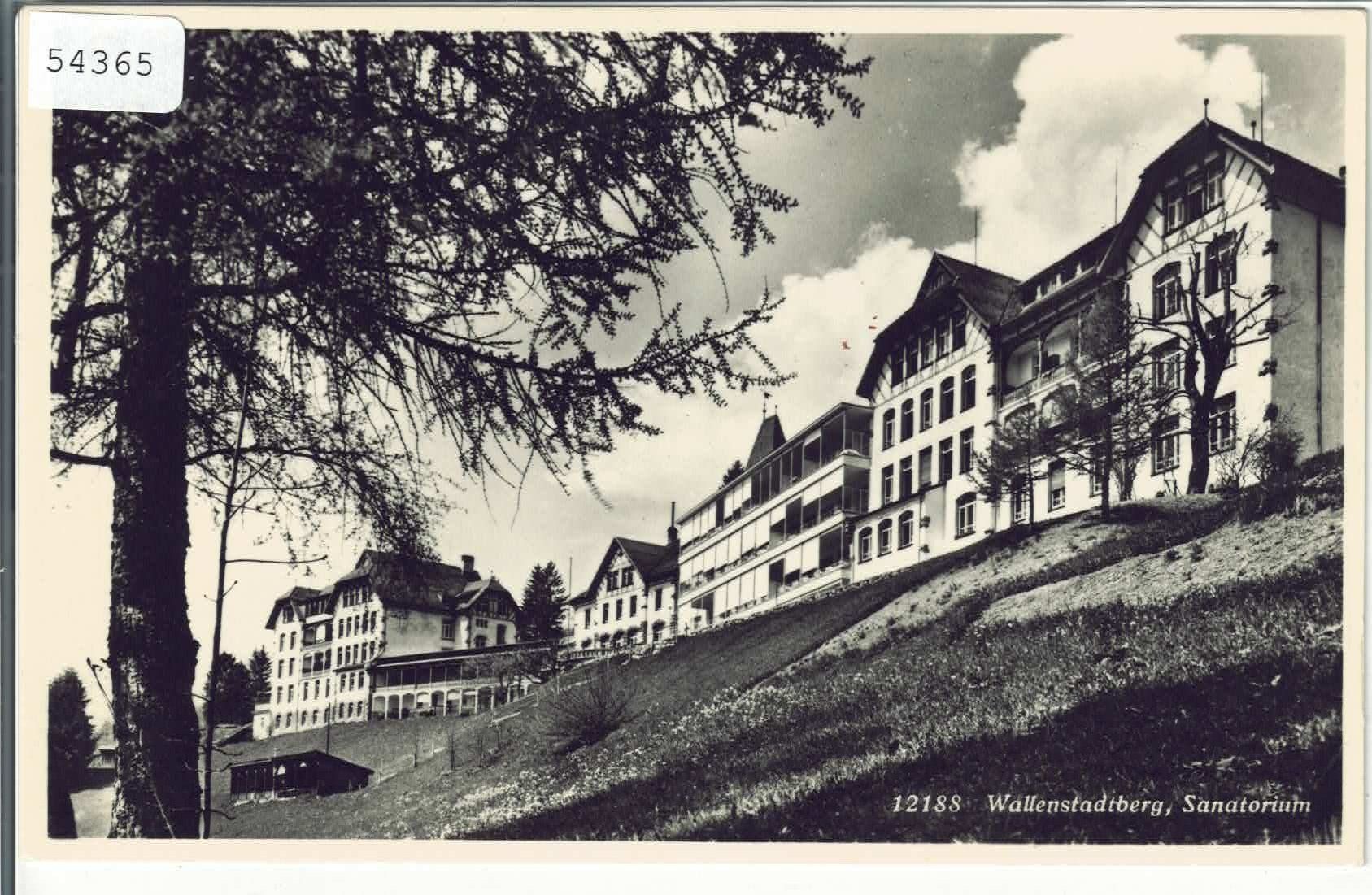 Ansichtskarten: Wallenstadtberg - Sanatorium – Gebraucht aus Ettingen von Kartenplanet